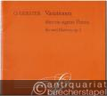 Variationen über ein eigenes Thema für zwei Klaviere, op. 2 (1920) (= Collection Litolff, Nr. 10499).