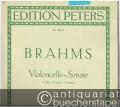 Sonate für Klavier und Violoncello F-Dur, Opus 99 (= Edition Peters Nr. 3897b).