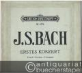 Erstes Konzert c-Moll (= Konzerte für zwei Klaviere mit Streichorchester, Nr. 1. Edition Breitkopf, Nr. 4774). Ausgabe für zwei Pianos.