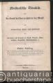 Musikalische Didaktik oder Die Kunst des Unterrichts in der Musik. Ein nothwendiges Hand- und Hülfsbuch für alle Lehrer und Lernende der Musik, Erzieher, Schulvorsteher, Organisten, Volksschullehrer etc. [Originalausgabe].