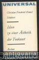 Ideen zu einer Ästhetik der Tonkunst (= Reclams Universal-Bibliothek 673).
