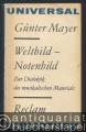 Weltbild - Notenbild. Zur Dialektik des musikalischen Materials (= Reclams Universal-Bibliothek Band 767).