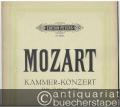Kammerkonzert für Klavier und Streichorchester (zwei Oboen und zwei Hörner as libitum) Es-Dur (KV 449) (= Edition Peters, Nr. 4601). Ausgabe für zwei Klaviere.