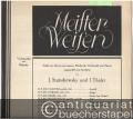 Aria. Violoncello und Klavier (= Meister Weisen. Stücke aus älteren und neueren Werken für Violoncello und Klavier, Nr. 4. Edition Peters, Nr. 4213).