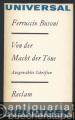 Von der Macht der Töne. Ausgewählte Schriften (= Reclams Universal-Bibliothek, Band 992).
