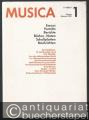Musica. Januar / Februar 1971. Zweimonatsschrift für alle Gebiete des Musiklebens.