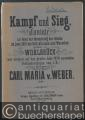 Kampf und Sieg. Cantate zur Feier zur Vernichtung des Feindes im Juni 1815 bei Bell-Alliance und Waterloo, Op. 44.