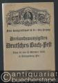 23. Deutsches Bachfest der Neuen Bachgesellschaft vom 10. bis 12. Oktober in Königsberg i. Pr. Bach-Fest-Buch.