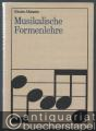 Musikalische Formenlehre. Mit Beispielen und Analysen.