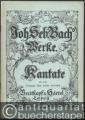 Vergnügte Ruh', beliebte Seelenlust (= Joh. Seb. Bach Werke. Kirchenkantaten, Nr. 170). Klavierauszug.