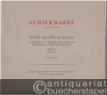 Sechs leichte Sonaten für Altblockflöte in f (Querflöte, Oboe, Violine) und Cembalo (Klavier), Gambe (Violoncello) ad. lib. Heft 2: Sonate IV-VI (= Originalmusik für die Blockflöte. Edition Schott, Nr. 2432b).