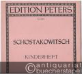 Kinderheft. Sechs sehr leichte Stücke für Klavier zu zwei Händen (= Edition Peters, Nr. 4749).