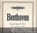 Sonate Opus 27 Nr. 2 cis-Moll für Klavier zu 2 Händen [Mondschein-Sonate] (= Edition Peters, Nr. 4014).