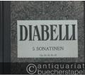 Musik (Bücher/Noten) » Noten/Partituren - 5 Sonatinen Op. 24 (C-Dur, G-Dur), Op. 54 (C-Dur), Op. 58 (a-Moll), Op. 60 (F-Dur) (= Unterrichts-Werke für Pianoforte zu vier Händen, Band III. Edition Breitkopf, Nr. 953).