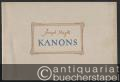 Kanons (= Bärenreiter-Ausgabe 904).