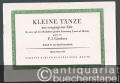 Kleine Tänze aus vergangener Zeit für zwei und drei Blockflöten gleicher Stimmung (Laute ad libitum) (= Schott's kleine Blockflötenhefte 36. Edition Schott, Nr. 2736). Beiheft IV zur Blockflötenschule.