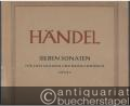 Sieben Sonaten für zwei Violinen und Basso continuo op. 5 (= Hallische Händel-Ausgabe. Serie IV, 10/2). DVfM 4026. Partitur.