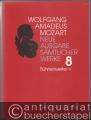 Wolfgang Amadeus Mozart. Neue Ausgabe sämtlicher Werke in 20 Bänden. Band 8: Bühnenwerke V. Studienpartitur.