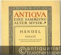 Sonate für Viola (Viola da Gamba oder Violoncello) und konzertierendes Cembalo (Klavier) (= Antiqva, eine Sammlvng alter Mvsik. Edition Schott, Nr. 4164).