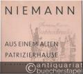 Aus einem alten Patrizierhause. Ein Zyklus nach Thomas Manns "Buddenbrooks" für Klavier zu zwei Händen Opus 121 (= Edition Peters, Nr. 4270).
