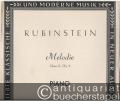 Melodie Op. 3 Nr. 1 (= Beliebte klassische und moderne Musik in neuer Ausgabe). Piano.