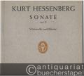 Sonate für Violoncello und Klavier, Opus 23 (= Edition Schott, Nr. 3785).
