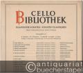Suite d-Moll aus den "Pieces de viole avec la basse continue" für Viola da Gamba oder Violoncello und Cembalo (Klavier) (= Cello-Bibliothek 79).