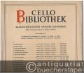 Suite I A-Dur für Violoncello und Piano (= Cello-Bibliothek 42).