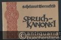 Spruch-Kanons I zu zwei bis acht Stimmen (= Bärenreiter-Ausgabe 2211).