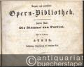 Musik (Bücher/Noten) » Noten/Partituren - Die Stumme von Portici. Oper in 5 Acten (= Elegante und wohlfeilste Opern-Bibliothek, Zweiter Band). Vollständiger Clavierauszug mit deutschem Text.
