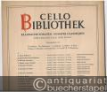 Sonate G-Dur für Violoncello und Piano (= Cello-Bibliothek 55).