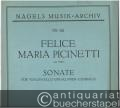 Sonate für Violoncello und Klavier (Cembalo) (= Nagels Musik-Archiv, Nr. 161). Erstdruck.