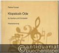 Klopstock-Ode (Loßreißung) für Bariton und Orchester (1979) (= DVfM 6130). Conatum 69. Klavierauszug.