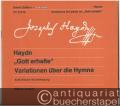 "Gott erhalte". Variationen über die Hymne. Authentische Klavierfassung nach Hob. III/77 II (= Wiener Urtext Edition, Nr. 51012).