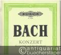 Konzert f-Moll für Cembalo und Streichorchester BWV 1056 (= Edition Peters, Nr. 9386). Partitur.