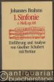 1. Sinfonie c-Moll op. 68. Werkeinführung und Analyse von Giselher Schubert mit Partitur.