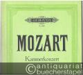 Kammerkonzert für Klavier und Streichorchester (zwei Oboen, zwei Fagotte, zwei Hörner, zwei Trompeten und Pauken ad lib.) (KV 415) (= Edition Peters, Nr. 9080). Ausgabe für zwei Klaviere.
