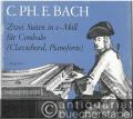Zwei Suiten in e-Moll für Cembalo (Clavichord, Pianoforte). Wq 62 Nr. 12, Wq 65 Nr. 4.