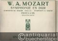 Symphonie Es-Dur KV 543 (= Universal Edition, No. 4619). Piano a 4 ms.