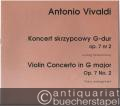 Koncert skrzypcowy G-Dur / Violin concerto in G major op. 7 nr. 2 (PWM 5902). Wyciag fortepianowy / Piano arrangement.