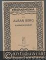 Kammerkonzert für Klavier und Geige mit dreizehn Bläsern (= Philharmonia Partituren, No. 423 / Editio Musica, Z.9039).