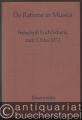 De Ratione in Musica. Festschrift Erich Schenk zum 5. Mai 1972.