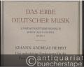 Johann Andreas Herbst (1588 - 1666). Drei mehrchörige Festkonzerte für die Freie Reichsstadt Frankfurt a. M. (= Das Erbe deutscher Musik, Zweite Reihe: Landschaftsdenkmale, Rhein-Main-Gebiet, Band 1).
