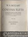 Musik (Bücher/Noten) » Noten/Partituren - Cosi fan tutte. Komische Oper in zwei Akten / Dramma giocoso in due atti (= Edition Peters, Nr. 4506). Partitur.