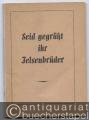 Seid gegrüßt ihr Felsenbrüder. Touristen-Liederbuch.
