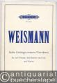 Sechs Gesänge ernsten Charakters (= Edition Peters, Nr. 5637). Für tiefe Stimme (Baß-Bariton oder Alt) und Klavier [mit autographer Briefbeilage des Komponisten].