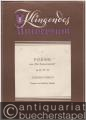 Poeme aus "Ein Sommerabend", Op. 41/IV/14 (= Klingendes Universum 14). Klavier.