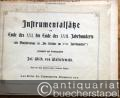 Musik (Bücher/Noten) » Noten/Partituren - Instrumentalsätze vom Ende des XVI. bis Ende des XVII. Jahrhunderts (als Musikbeilage zu "Die Violine im XVII. Jahrhundert) gesammelt und herausgegeben von Jos. Wilh. v. Wasielewski.