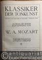 Musik (Bücher/Noten) » Noten/Partituren - Auswahl der besten Klavierwerke von W. A. Mozart (= Klassiker der Tonkunst, hrsg. v. Adolf Prosnitz, Julius Epstein u. a.).