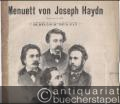 Menuett von Joseph Haydn bekannt unter dem Titel: Dudelsack-Menuett aus dem Concertprogramme des Florentiner Quartettvereins von Jean Becker.